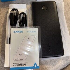 Anker PowerCore Slim 10000 PD Portable Charger A1245 18W USB-C Power Bank